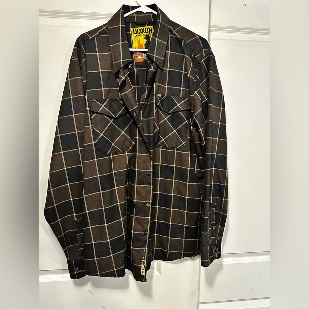 DIXXON The Drifter Brown Checkered Flannel